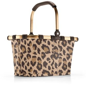 reisenthel carrybag XS Leo Macchiato – Kleiner Stabiler Korb im XS Format Kleiner Variante der Einkaufsikone praktische Innentasche – Elegantes, wasserabweisendes Design