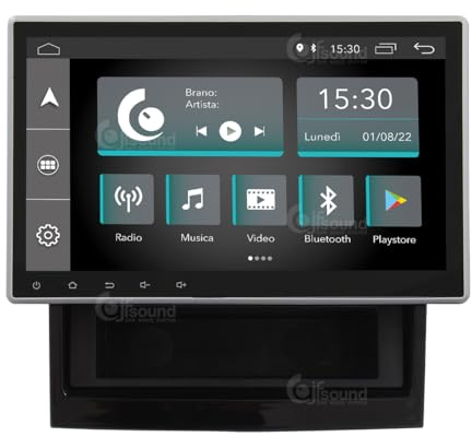 JF Sound - Autoradio X7C per Fiat Ducato 290 con radio VP2 - Display HD 10 - CarPlay e Android Auto via cavo - GPS - WiFi - Bluetooth - DAB+