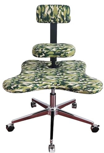 Ergonomic Cross Legged Office Chair mit im Rückenlehre einstellbarer Meditationshocker für Erwachsene und Kinder ideal zum Lösen von Nacken- und Rückenschmerzen Kleinpreisstuhl für verbesserten