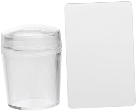 LRXIYODE Timbro Unghie Trasparente in Silicone per Nail Art con Jelly Accessorio Stamping per Decorazioni Creative DIY