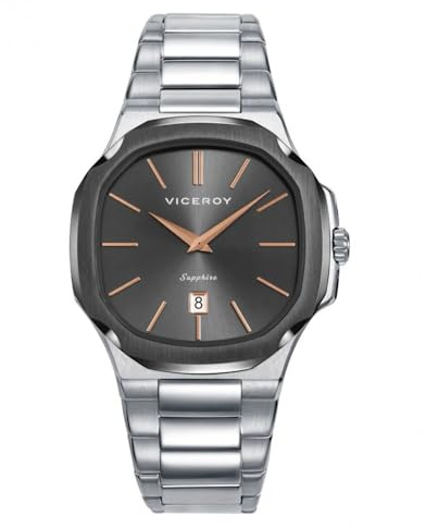 Viceroy Reloj Hombre Analógico - 41 mm - Cristal de Zafiro - Movimiento de Cuarzo - 45111