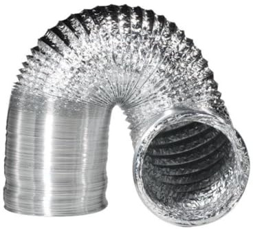 Easy Act Alu-Flexschlauch Ø 160 mm, Länge 10 m, hochflexibler Lüftungsschlauch für HVAC-Anwendungen