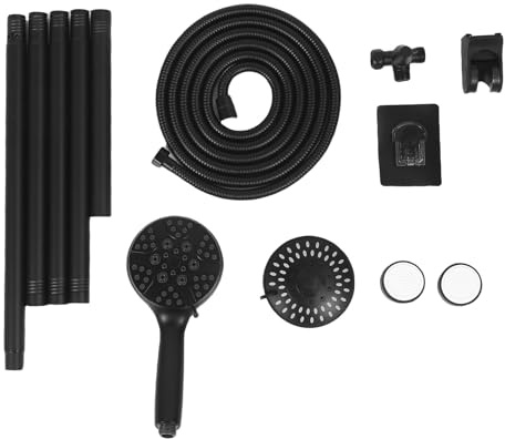 YDuupxe Pommeaux de Douche Doubles, Système de Douche Couple Haute Pression avec 7 Modes de Pulvérisation Réglables, pour Salle de Bain D'hôtel à Domicile