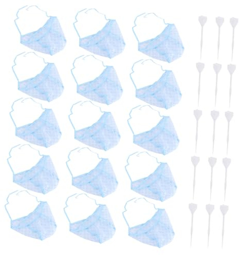GAROZATION Kit de 15 Gorros para Mechas de Cabello Agujas de Ganchillo, Material Pe Resistente y Diseño Profesional para Salones y Uso en Casa Color Aleatorio