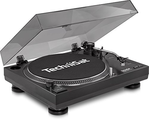 TechniSat TECHNIPLAYER LP 300 - Tocadiscos profesional USB (con función Scratch y digitalización, velocidad de rotación: 33/45 rpm, accionamiento directo controlado por cuarzo), color negro