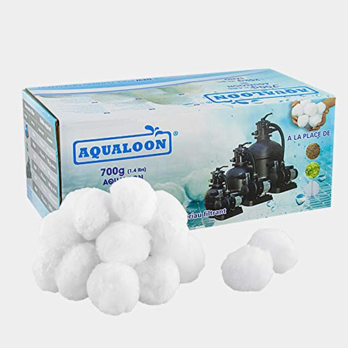 O'CLAIR Boules filtrantes pour Filtre à Sable Piscine 14 m³/h aqualoon 6 cartons de 700g