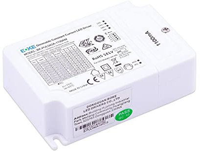 LED Treiber 42W 3-42V 0.6-1.1A IP20 dimmbar 1-10V, BOKE BK-PUL060A-1100AM Konstantstrom CC