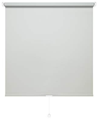 JalousieCrew Schnapprollo Springrollo Mittelzugrollo Hellgrau - Breite 62 bis 222cm - Länge 175 und 230cm - Blickschutz (062 x 175 cm)