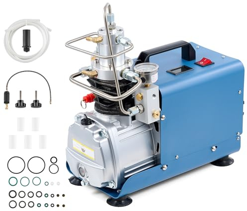 CREWORKS Compresor de Aire de Alta Presión 1800W | Bomba Eléctrica de Alta Presión 30MPa 4500PSI Bomba de Compresor de Aire PCP Air Compressor Pump
