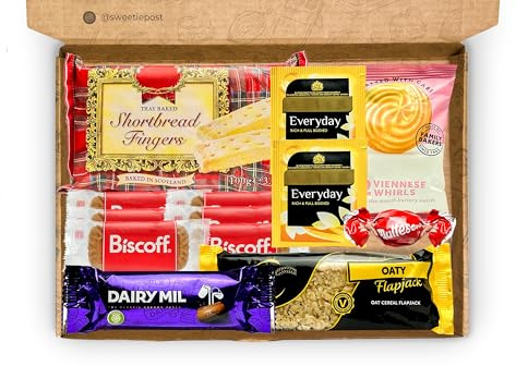 Afternoon Tea Hamper Gift Box | Afternoon Tea for One Letterbox Present | Afternoon Tea Hamper | Thank You Letterbox Gift Box | SweetiePost