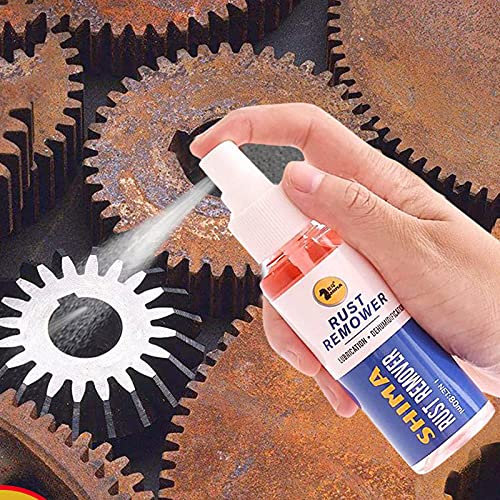 Lubrifiant Antirouille 80ML - Outil Renouvelé Prévention Antirouille, Dérouillant Spray Décapant de Rouille de Nettoyage de Poudre de Fer d'Entretien de Voiture de Peinture de Surface de Chrome (80ML)
