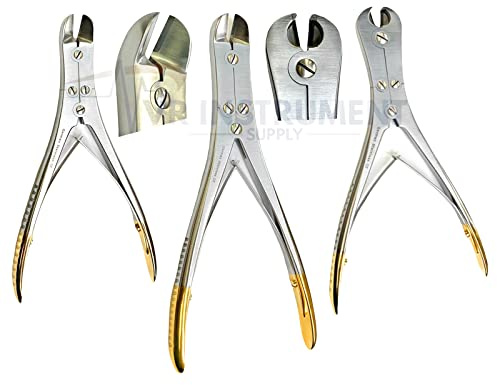 VR Instrument Supply T/C Front & Side, Pin & Wire Cutter Surgical Orthopedic Tools Pliers 7 9”