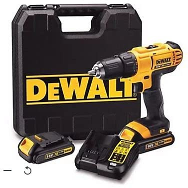 DeWalt Dewalt DCD771S2 Akku-Bohrschrauber 18 V-2 x 1,5 Ah