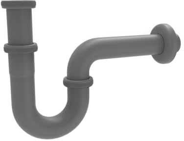 Verosan Pro SIP01MLG2302 Sifone, Grigio Chiaro Opaco