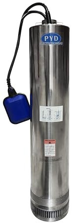 PYD AQUAPLUS-7 Bomba de pozo 2CV / 1500W elevación 75 metros, tamaño 5 Plata