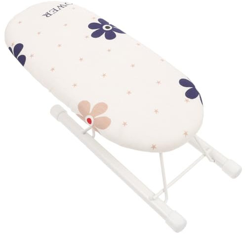 HOLIDYOYO Mini Asse da Stiro Pieghevole, Design Compatto, Facile da Riporre e Trasportare, per Uso Quotidiano e Lavanderia Stile Casuale