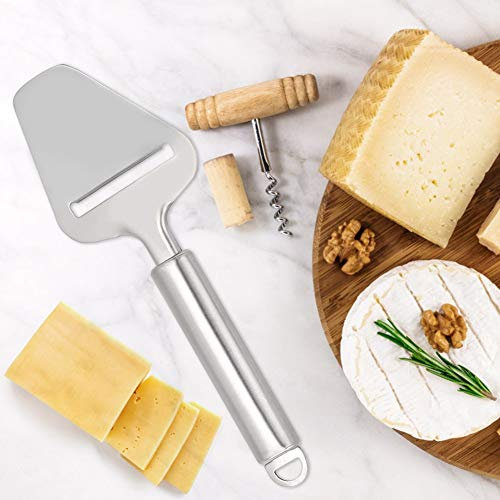 HEEPDD Stainless Steel Cheese Cutter, Baking Tools Accessories, Bakery Products Ham Plane Cutting Tool for Cheese Lovers Kitchen Gadgets