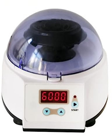 Centrifuga da banco da laboratorio, 1pc 4000-8000 Rpm Microcentrifuga elettrica ad alta velocità Mini laboratorio medico Micro centrifuga 0.2ml 0.5ml 1.5ml 2.0ml Facile da usare e funzionamento silenz