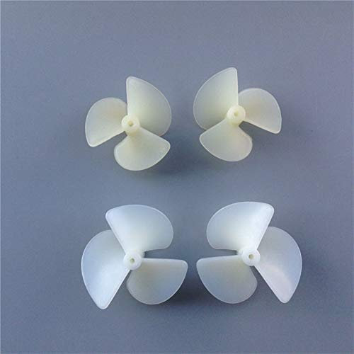 Pexorin 2Pairs 2mm Motor Welle Schraube Propeller Dia 36mm 42mm Volle Immersion 3 Klinge Prop CW/CCW Teile FürRC DIY Köder Boot Schlepper Ferngesteuerter Bootspropeller(2pairs 2x28mm)