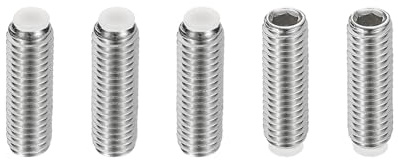 PATIKIL M8x25mm Vis Sans Tête Nylon, 5Pcs en Acier Inoxydable 304 Boulon Tête Hexagonale Métrique Six Pans Creux, Antidérapant, Entraînement Hexagonal Interne
