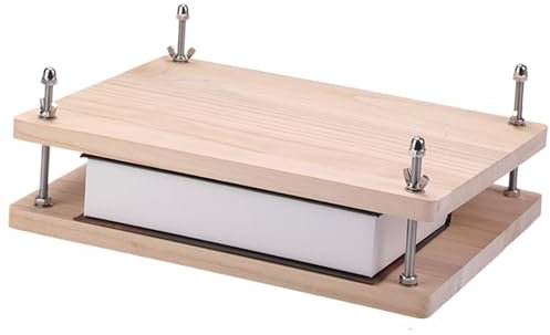 Buchbinderpresse, Buchbinder-Set aus, manuelles Zubehör für Studenten, Lehrer und Handwerksenthusiasten, 13 cm Werkzeug für Buchreparatur und Erstellung