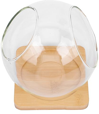 Toddmomy Kreative Mikrolandschaftsflasche Transparentes Glas Mit Öffnungsform Für Sukkulenten Und Dekoration Im Zimmer Esszimmer Und Hotel