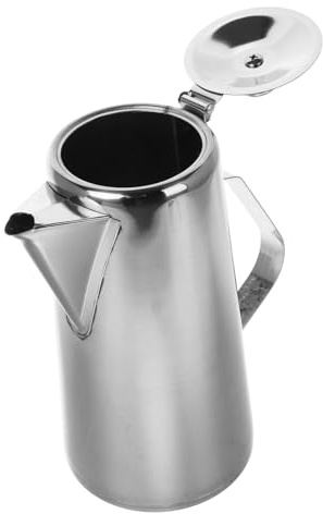 ARTSEWPLY Jarra De Agua Espesa De Acero Inoxidable Capacidad De Tapa Plana Para Beber Agua Fría Para Cocina y Hogar