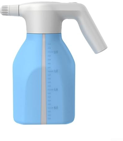 Botella pulverizadora de jardín recargable por USB, pulverización automática con mango ergonómico y medidor de nivel de agua, capacidad de 1 5 L/2 L (2 L)