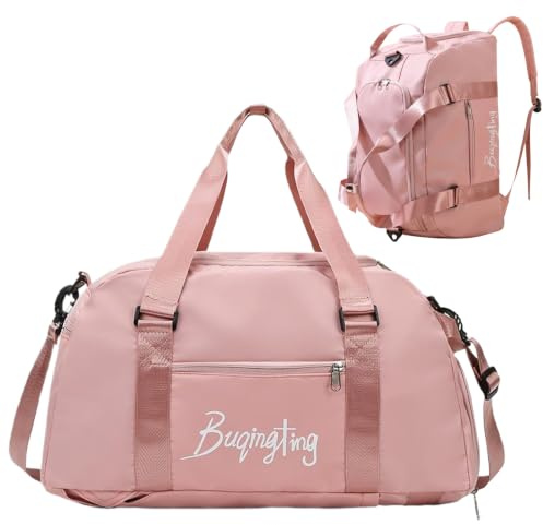 Sporttasche Damen Herren 35L Reisetasche mit Schuhfach und Nassfach Wasserdicht Gym Bag Trainingstasche Schwimmtasche Weekender für Fitness Reise Sauna