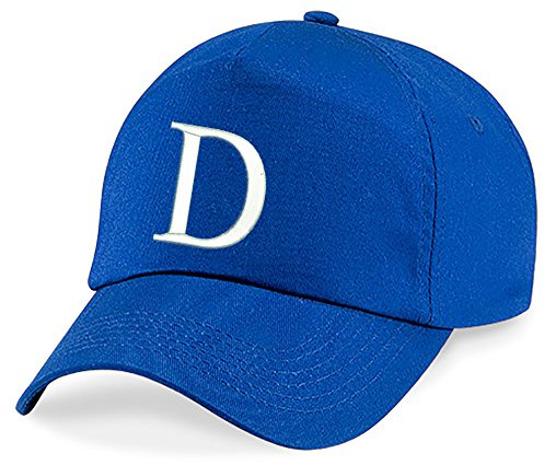 4sold Unisex pojkar bindemössa babymössa UV 200 mössa småbarn mössa flicka barn hatt barn mössa alfabet AZ kungsblå