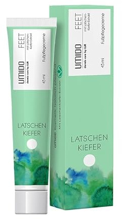 4 Stück Set Aktion UMIDO Fuß-Creme Set 45 ml Latschenkiefer-Extrakt | Fußbalsam | Fußlotion | Pflegecreme | Fußpflegecreme