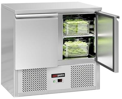 GGM Gastro | SAG97END#07 | Kühltisch ECO - 900x700mm - mit 2 Türen