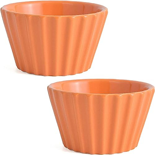 Tazón de sopa, Tazón de arroz, Tazón de desayuno, Juego de ramequines, 170 ml, Ramekins de Creme Brulee, Plato de soufflé Platos a prueba de horno, Ramekins de soufflé, Ramekins for freidora de aire-r