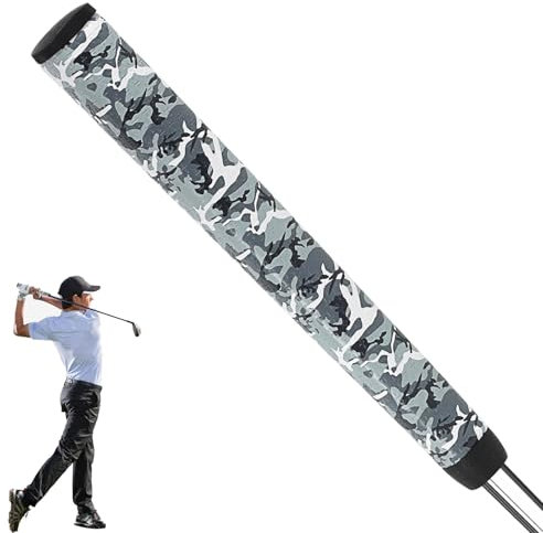 Puttergriffe für Männer, Puttergriff mit Feedback - Golfschläger Griff mit flacher Seite, bequeme Golfgriffe, Golfübungshelfer, leicht, für Golfliebhaber