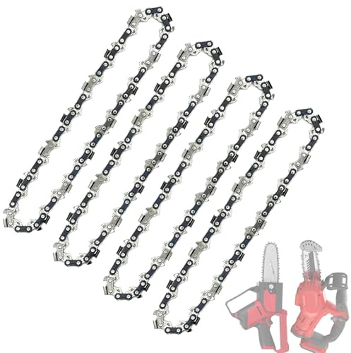 Sägekette 15,2 cm (6 Zoll), LP-Teilung, 0,43 cm (43 Zoll), 28 Treibglieder, 15,2 cm Ersatzketten passend für Milwaukee M12, 2527-20, Craftsman CMCCSL621D1, Remington, Kobalt R28-4 Ketten