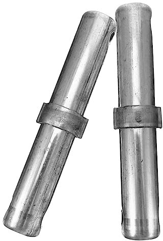 OSALADI Scaffold Connection Rod 2pcs Galvanized Scaffold Coupler 8.9in x 1.3in Precision Engineered Support Bar for Mobile Assembly