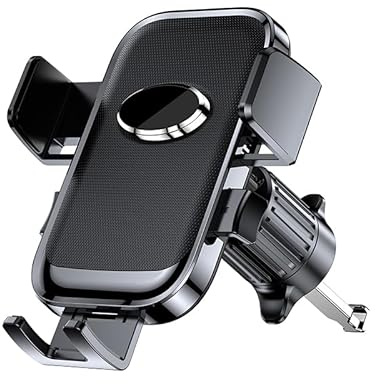 YjkjYii Handyhalter fürs Handyhalterung Auto,Handy Autohalterung,Universal Handyhalter Auto Lüftung,EIN-Knopf-Release&360 Grad Drehung KFZ Handyhalterung für iPhone,Samsung,Huawei,andere Smartphone