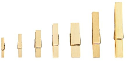 Lot de 200 petites pinces à linge en bois - Pour photos - 3,5 x 0,7 cm