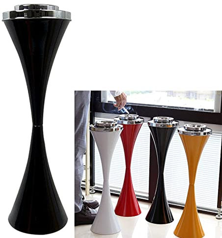 Posacenere da Terra, posacenere da Esterno per Patio, posacenere da Esterno Grande e Alto, posacenere per sigari in Metallo Commerciale in Acciaio Inossidabile con Coperchio per casa, uffici