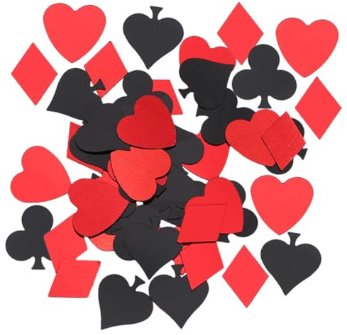 ULTECHNOVO Decorazioni per Feste Scarti di Poker Sparsi Sul Tavolo Ritagli Colorati da 90 G per Matrimoni Compleanni e Shower Decorazioni da Tavolo Creative e senza Odore