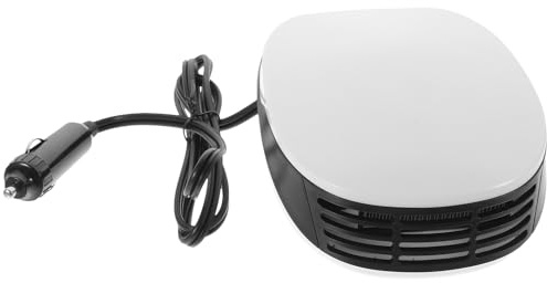 DOITOOL Calefactor Portátil para Coche 12 V Función Desempañador y Descongelador Calentador Compacto de Plástico para Parabrisas Ventilador de Refrigeración para Automóvil Uso Invierno