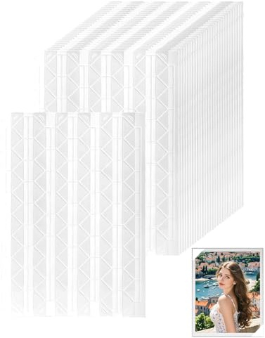 XdealCozyxc 5100 Pcs Photo Corners Clear Self Adhesive, Photo Corner Stickers for DIY Craft Picture Scrap Book Mounting Albums Journal
