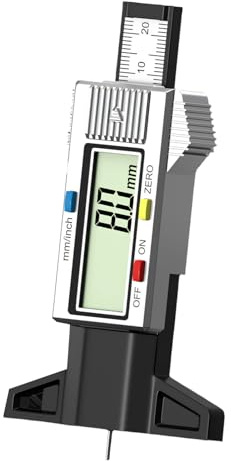 Digitale Auto Pneumatici Battistrada Profondimetro Meter Righello Pinze Strumento di Misura Calibri Misuratore Digitale