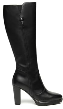 Nero Giardini I514610D Stivali Donna in Pelle - Nero 35 EU