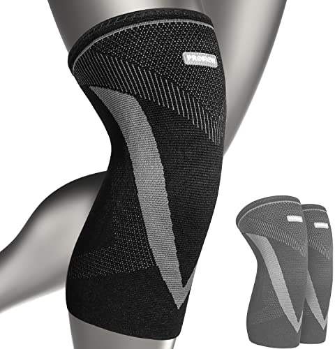 PROIRON Kniebandage Männer/Damen, Knee Sleeves, Orthopädische Kniebandage, Kraftsport Knee Support, Knie Bandagen Knieorthese, Knieschoner Bandage Meniskus für Sport, Laufen, Volleyball