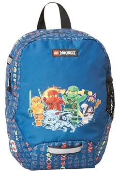 LEGO® NINJAGO® Kindergartenrucksack Jungen Family – Leichter Wanderrucksack Kinder mit Brustgurt & Reflektoren, Kinderrucksack 10 L, 24 x 32,5 x 13 cm