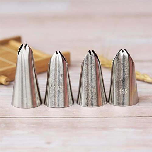 #112#113#114#115 Leaf Piping Nozzle Icing Tip Pastry Tips Cup Cake Decorating Baking Tools Bakeware Create Leaves Large Size-112-115