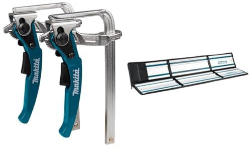 Makita Schraubzwinge & E-05664 Führungsschienentasche 1,5m