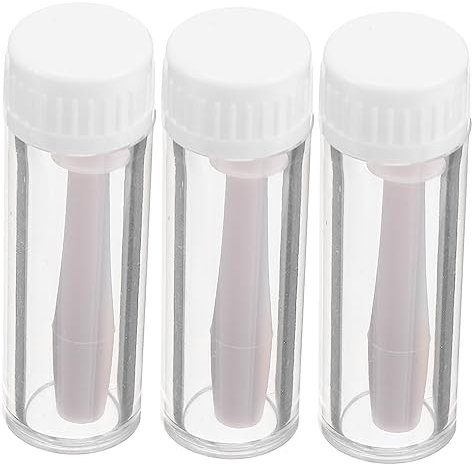 Hoement 3pcs Eye Contacts Lens Remover Small Rgp Lens Stick Travel Use Applicator