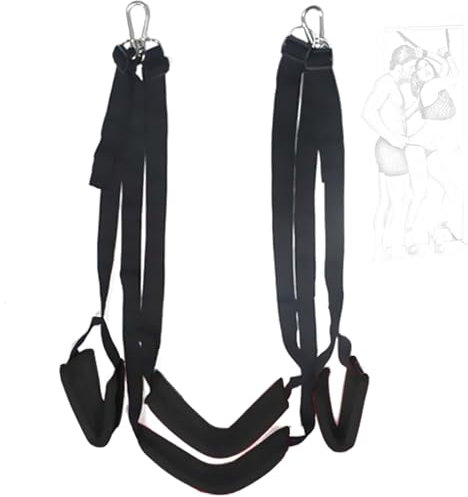 Balançoire Suspendue derrière la Porte de la Chambre, la Double balançoire du Couple de la Salle familiale est livrée avec Un Coussin de siège épais